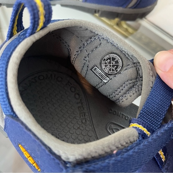 Keen Men’s Size 7 Seacamp II Blue Outdoor Waterproof Sandal Water Friendly Shoe - Picture 10 of 12